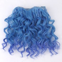 15*100cm High Quality Screw Curly Hair Extensions for All Dolls DIY Hair Wigs Heat Resistant Fibre Hair Accessories Toys