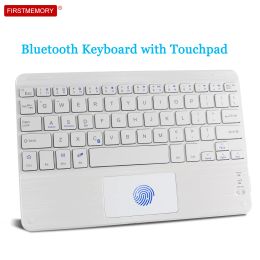 Keyboards Bluetooth Keyboard with Touchpad Ultraslim Mini BT Keyboard For ipad Phone Laptop Rechargeable keyboard For Android ios Windows