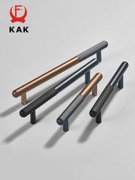 KAK Light Luxury Cabinet Knobs and Handles European Style Aluminium Alloy Kitchen Cupboard Door Pulls Furniture Handle Hardware