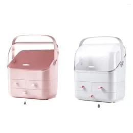 Storage Boxes Compact Transparent Box With Multiple Compartments Large Capacity Suitable For All Kinds Of Cosmetics Organiser