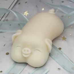 Baking Moulds C1290 Large Stupid Pig Handmade Soap Mold Chocolate Cake Cookie Silica Gel