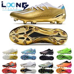 أحذية كرة القدم الكلاسيكية Lionel Mess Signature X Speedportal.1 FG Leyenda أداء كأس العالم المرابط Balon Te Adoro Mi Histori L Rihla Football Shoes for Mens حجم 39 إلى 45