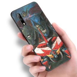 UFO Robot Anime Phone Case For Huawei Y6 Y7 Y9 Prime Y5 2018 2019 2020 Y5P Y6P Y7P Y8P Y6S Y8S Y9S Y7A Y9A Soft TPU Black Cover