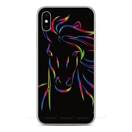 Running Horse Cover For Samsung Galaxy A54 F14 S23 S22 S21 A73 A53 A13 A14 A23 A34 A33 A52 A04s A04e M33 A12 M30s A22 Phone Case