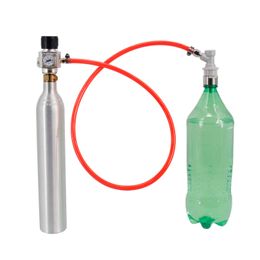 Soda Carbonating Kit Carbonate Soda, Make/Soda/Water/Juice/Beer/Bubble Water Use a Standard 2 Litre Soda Bottle.