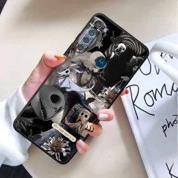 TimBurtons CorpseBride Emily Case for Motorola Moto Edge 30 Ultra 20 G51 G22 G8 Power Lite G60 G9 Plus G31 G60s G30 Black Fundas