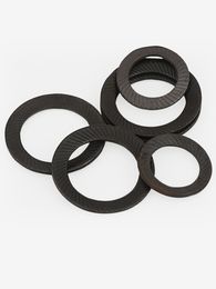 1/5/10/30pcs M3-M36 Blackened Double-sided Tooth Washer Anti-loose Lock Anti-skid Gasket Self-locking Gasket