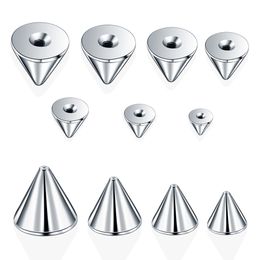 100Pcs/lot Steel Screw Spike Replacement Accessory for Eyebrow Tongue Belly Lip Nose Septum Ring Ear Stud Piercing Body Jewellery