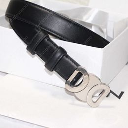 High Quality Designer Belt Black Tan Cowskin Belt Cintura Belt High End Shiny Golden Silver Buckle Belt Width 2.5cm 1.8cm
