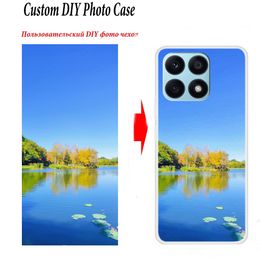 Customised Phone Cases for Honour X8A X8 5G X6 Cover DIY Design Photo Picture Imagen Fundas For Honour 70 Lite X7A Silicone Case