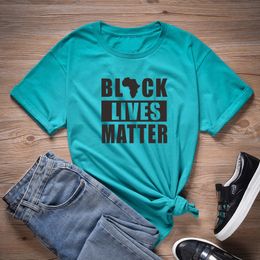 ONSEME Black Lives Matter Slogan T Shirt Balck Culture Tees Women Funny Africa Map Graphic Tee Streetwear Harajuku Tops