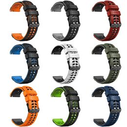 22mm Replacement Wrist Watch Straps For Zeblaze Stratos 2/GTR2 Smartwatch Silicone Band NEO 3/Beyond 2/Btalk Watchbands Bracelet