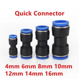 Pipa Pipe Quick Connector Air PU 4mm 6mm 8mm 10mm 12mm 14mm 16mm Plastic Straight Trachea Quick Plug Pneumatic Components