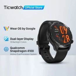 Watches TicWatch Pro 3 Ultra GPS Wear OS Smartwatch Men Qualcomm 4100 Mobvoi Dual Processor System Watch Blood Oxygen Monitoring