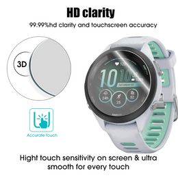 Tempered Glass for Garmin Forerunner 265 265s HD Clear Protective Film Anti-scratch Glass Film for Garmin Watch Accessories