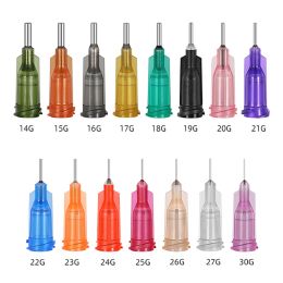 10pcs Blunt Dispensing Needles 23.5mm Syringe Needle Liquid Dispenser Needle Blunt Tips For Gluing Filling Ink Oil Welding Flux
