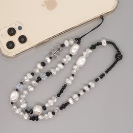 Go2Boho Star Charm Phone Chain Pearl Mobile Lanyard For Women Jewellery LOVE Letter Straps Evil Eye Beaded Holder Telephone