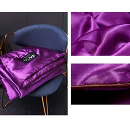 1 Pcs Satin Silk Cooling Blanket Summer Ice Silky Cooling Polyester Fibre Home Healthy Sleep Thin Quilt Smooth Blankets