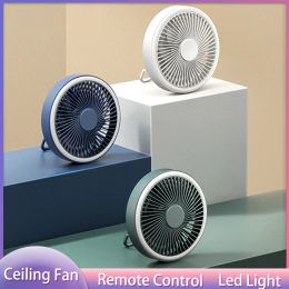 Bags Xiaomi Youpin Ceiling Fan Mi Remote Control Led Light Rechargeable Outdoor Travel Ventilator Portable Camping Fans Aromatherapy