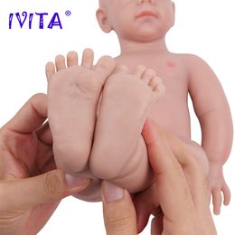 IVITA WB1583 19.68inch 4.29kg 100% Full Body Silicone Reborn Baby Doll Realistic Boy Unpainted Dolls DIY Blank Children Toys