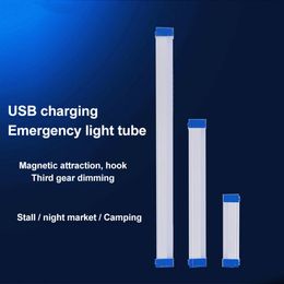 17cm/52cm Led Tube Led Tent Light USB Rechargeable Flashlight Portable Mobile Power Emergency Light Night Light Outdoor Camping