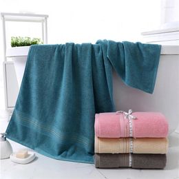 Towel Cotton Bath Thick Absorbent Adult Towels Solid Colour Soft Face Hand Shower For Bathroom Washcloth 70x140CM