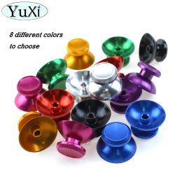 YuXi 2Pcs Aluminum Thumbsticks Analog Stick Mushroom Cap For Xbox 360 Controller Joystick Metal Caps Grip Gamepad Accessories