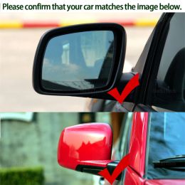 Left&Right Side Heated Wing Mirror Glass Wide Angle Rearview Mirror for Dodge Journey JCUV 2009-2019 Accessories