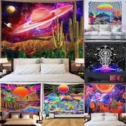 Tapestries 95 73cm Mushroom Background Wall Cloth Home Decoration Blanket Tapestry Bedroom Mount