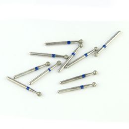Dental Diamond Burs for Drill 001-023M Ball Round Shape BR-26 Blue Rings Medium High Quality Dentistry Grinding Polishing Tools