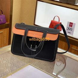 Halzan Handbags Leather Crossbody Bags Hazan Bag Bag Womens New Single Shoulder Cowhide Bag Highend Crossbody Bag Handbag Fashionable Crossbody B have logo HBWC