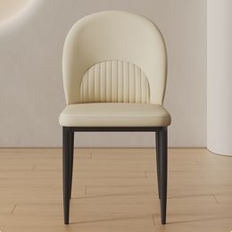 Nordic Modern Chairs for Kitchen Waist Back Computer Chair High Sponge Furniture for Home Stable Bearing Dining Chairs