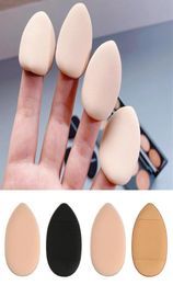 Sponges Applicators Cotton 1pc Mini Makeup Sponge Round Finger Powder Puff Wet And Dry Non Latex Soft Corner Cosmetic Air Cushi1107399