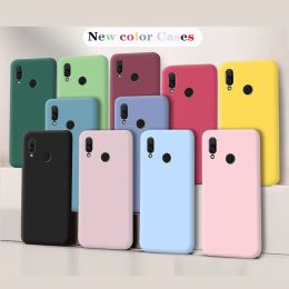 Fundas Original Cover Case For Huawei Nova 3 3i Shockproof TPU Case Huawei Nova3 Nova3i Liquid Silicone Cover Case