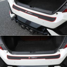 Car Trunk Door Sill Plate Rear Bumper Guard Rubber Protector For Passat B8 Peugeot 207 208 3008 Ford Focus Mk3 Jeep Renegade Aud