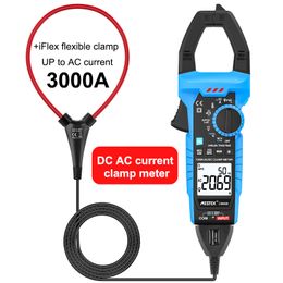 Mestek CM86B True-RMS 1000A AC/DC Current Clamp Metre with iFlex, Measures AC/DC current with included 3000A iFlex current probe