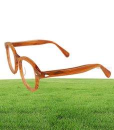 new design lemtosh eyewear Johnny Depp eyeglasses sun glasses frames top Quality round sunglases frame Arrow Rivet 1915 S M L size5380888