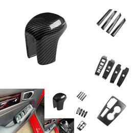 for Honda Civic 11th Gen 2022 Sport ABS Carbon Fiber Gearbox Panel Trim Cover Car Decoration Accessories