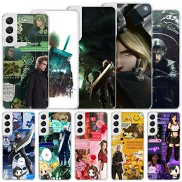 Final Fantasy Game Soft Case For Samsung Galaxy M12 M21 M30S M31 M32 M51 M52 Phone Cover Note 8 9 10 + 20 Ultra J4 J6 Plus J8 Ca