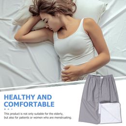 Incontinence Pad Elderly Care Diaper Leakproof Skirt Diapers Adults Women Washable Urinary Polyester Uroclepsia