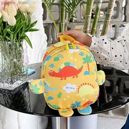 Backpacks Cute cartoon dinosaur baby backpack kindergarten backpack childrens boys and girls school backpack adjustable backpack Y2404117VWRZ