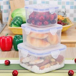 Dinnerware Plastic Lunch Box For Kids Bento Storage Container School Office Worker Outdoor Picnic Snack Meal Microwave Tools