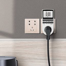 Electronic Digital Timer Switch Socket 240V Digital Timer Switch AU Plug Timer Outlet Rechargeable Battery for Household Kitchen