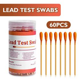 Lead Paint Test Swabs Kit 60 Pcs Lead Test Kit Swabs Home Lead Test Kit Lead Testing Strips PET