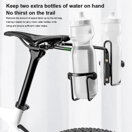 ROCKBROS Bicycles Saddle Bag Stabiliser Bracket Water Bottles Holder Waterproof Support Replacement Outdoor Biking