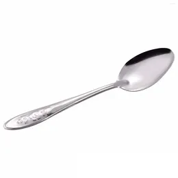 Spoons Watermelon Long Spoon Rice Stainless Set 410 Soup 1/3pcs Kitchen Tableware Restaurant Steel Handle Utensils