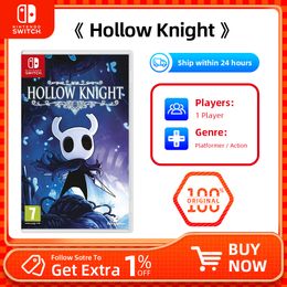 Nintendo Switch - Hollow Knight - Games Physical Cartridge Support 11 Languages TV Tabletop Handheld Mode