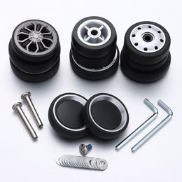 4Pcs/Set Travel Luggage Suitcase Replace Wheels With Screw DIY Repair Tool Durable Silent Caster Wheel Axles Repair Kit