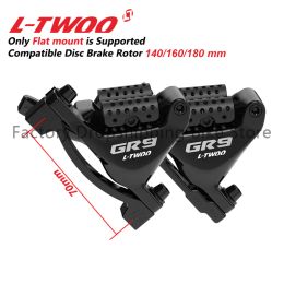 LTWOO GRT GR9 GR7 Hydraulic Calliper Support Flat Mount Compatible Disc Brake Rotor 140/160/180 MM For Gravel Road Bike