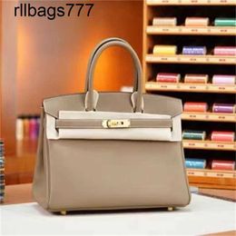 Bk Designer Leather Bags Superior Qualitytop Layer Togo Lychee Grain Bag Large Capacity Handbag